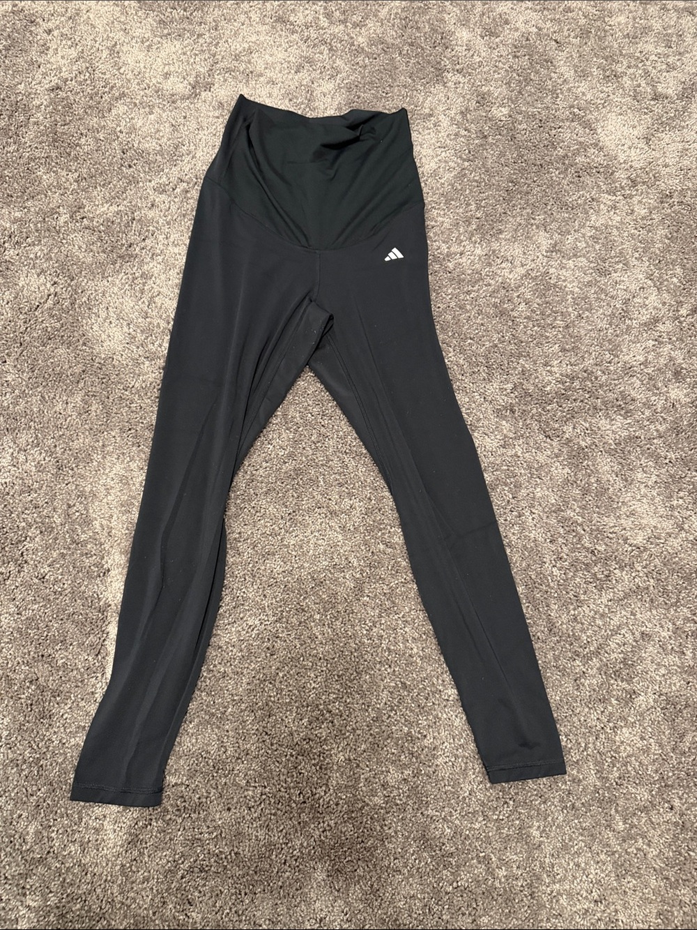 adidas Black High-Waist women’s Leggings with Logo